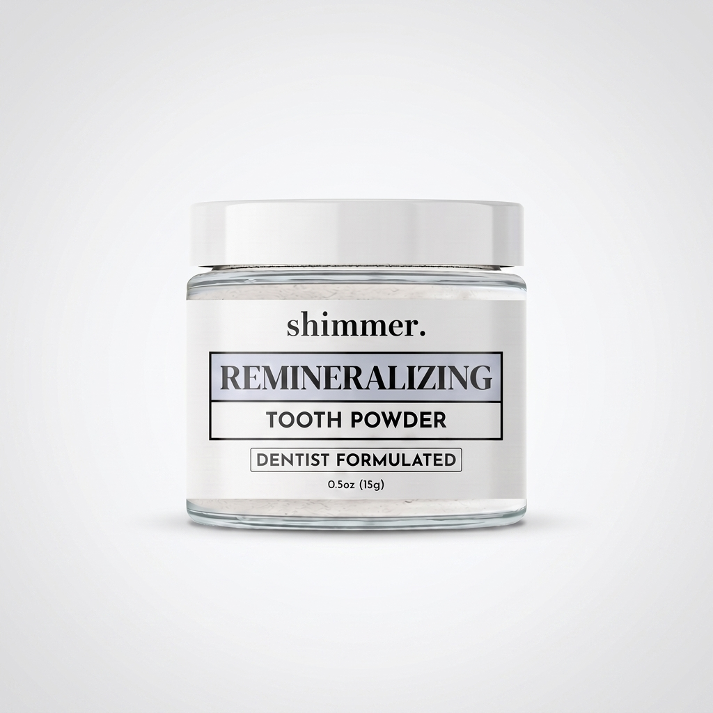Shimmer Remineralizing Tooth Powder - hero