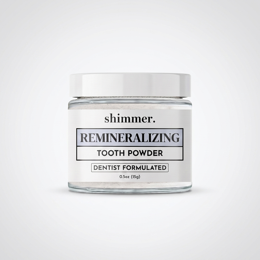 Shimmer Remineralizing Tooth Powder - hero